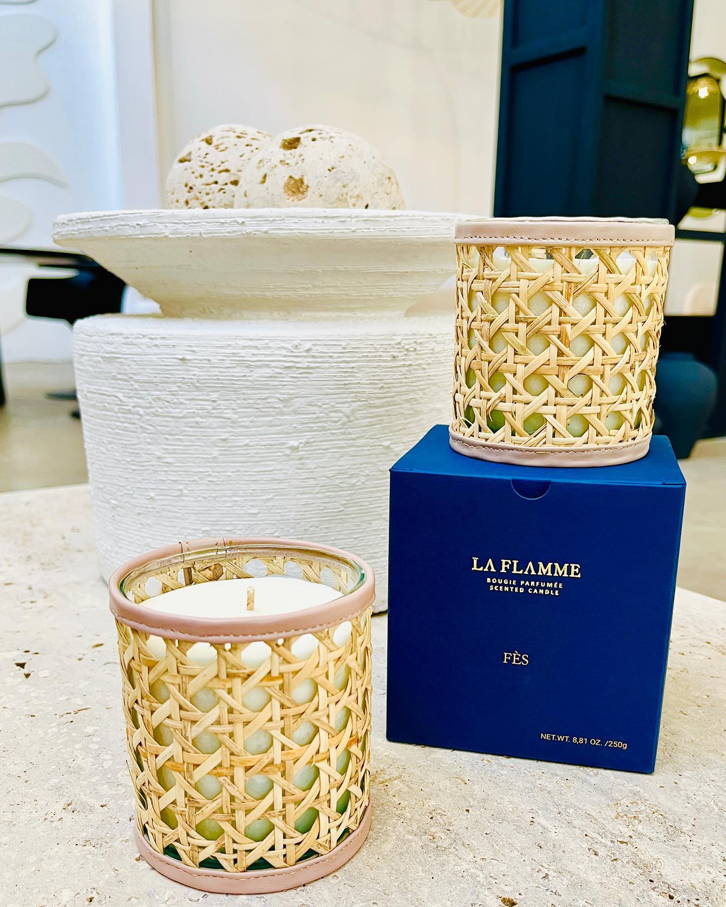 Bougie la Flamme en Cannage – Image 6
