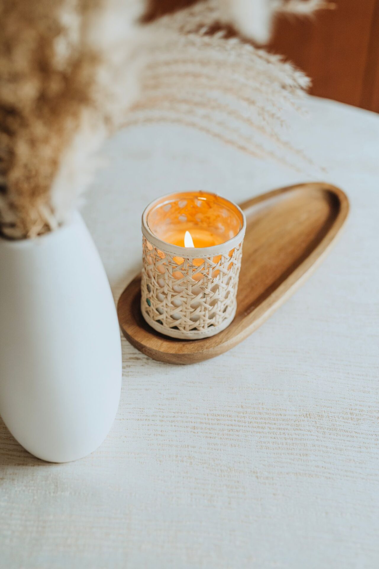 Bougie la Flamme en Cannage – Image 4