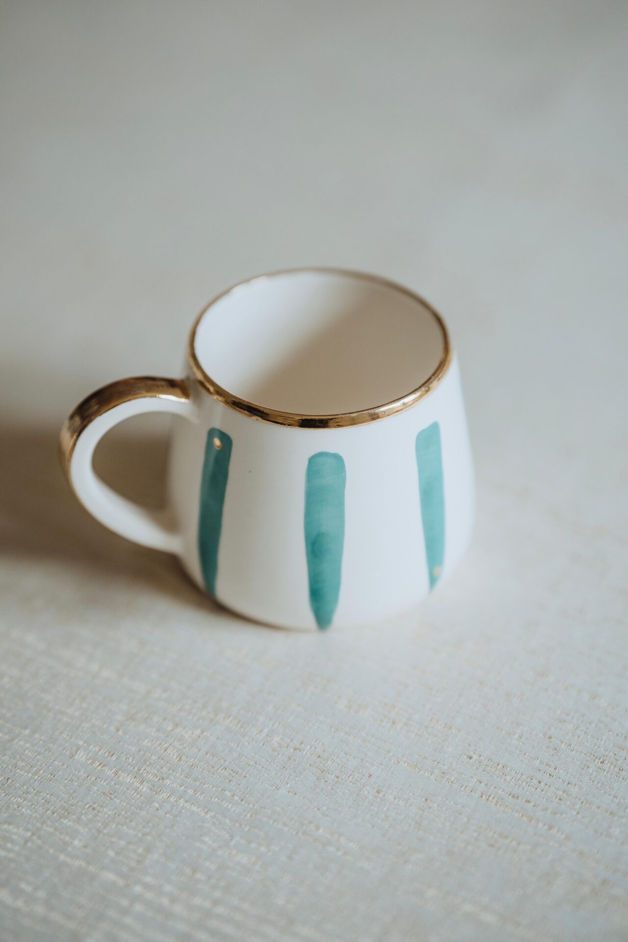 Mug en Ceramique et Feuille d'or – Image 3