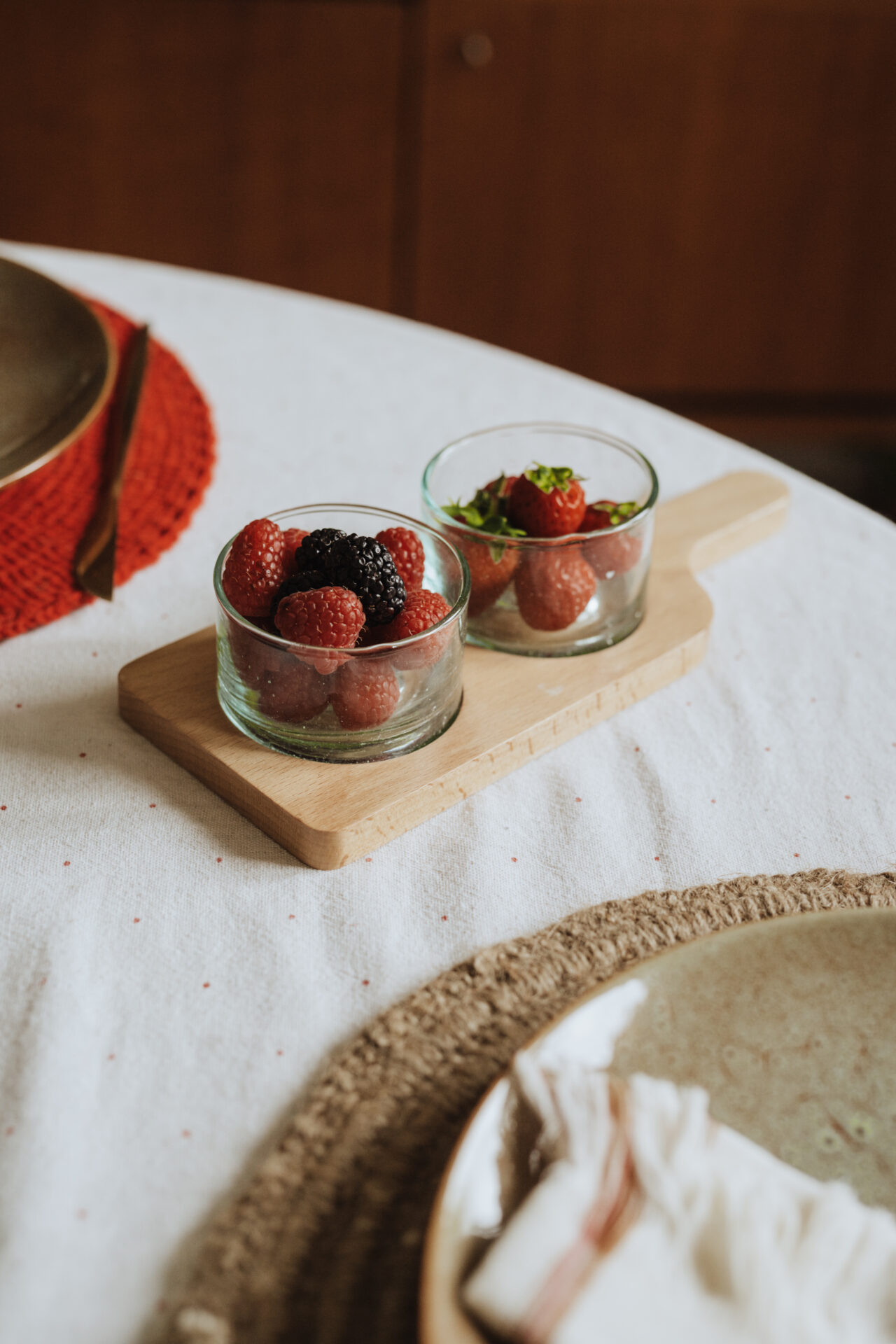 Plateau apéritif avec manche